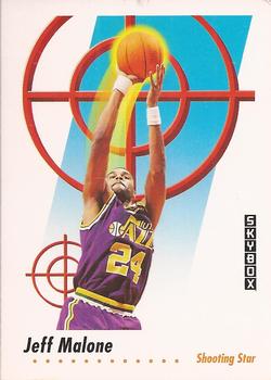 1991-92 SkyBox #595 Jeff Malone Front