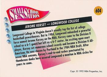 1991-92 SkyBox #604 Jerome Kersey Back