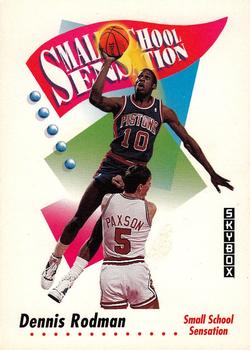 1991-92 SkyBox #608 Dennis Rodman Front