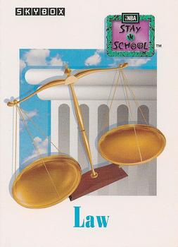 1991-92 SkyBox #612 Law Front