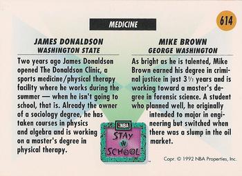 1991-92 SkyBox #614 Medicine Back