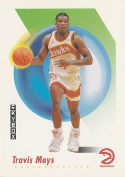 1991-92 SkyBox #616 Travis Mays Front