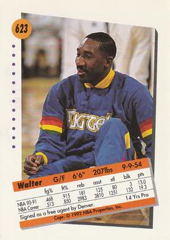 1991-92 SkyBox #623 Walter Davis Back