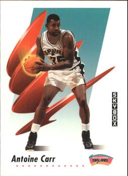 1991-92 SkyBox #648 Antoine Carr Front