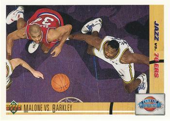 1991-92 Upper Deck #31 Malone vs. Barkley Front