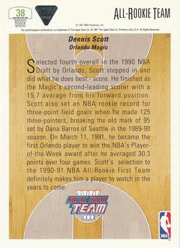1991-92 Upper Deck #38 Dennis Scott Back
