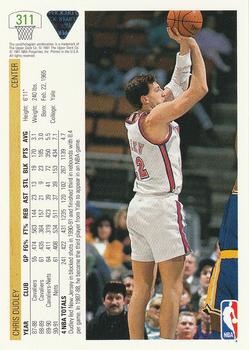 1992 Topps #148 Chris Dudley New Jersey Nets