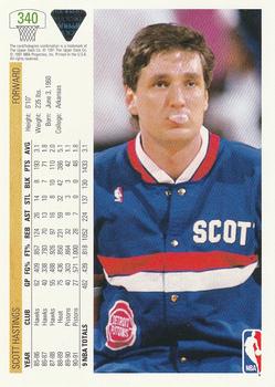 1991-92 Upper Deck #340 Scott Hastings Back