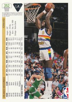 1991-92 Upper Deck #352 Orlando Woolridge Back