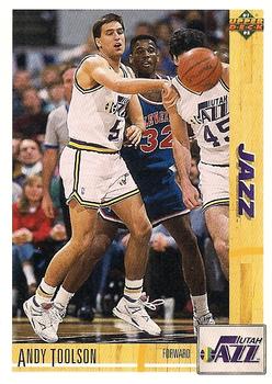 1991-92 Upper Deck #113 Andy Toolson Front