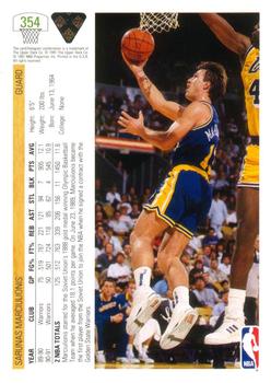  1990-91 Skybox Series 1 Basketball #97 Sarunas Marciulionis RC  Rookie Golden State Warriors Official NBA Properties Trading Card :  Collectibles & Fine Art