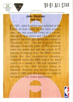 1991-92 Upper Deck #52 John Stockton Back