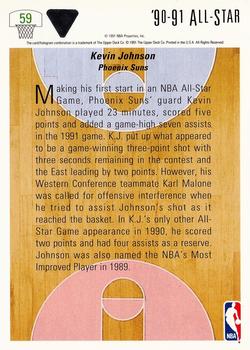 1991-92 Upper Deck #59 Kevin Johnson Back