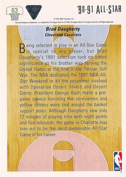 1991-92 Upper Deck #63 Brad Daugherty Back