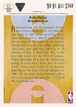 1991-92 Upper Deck #67 Ricky Pierce Back