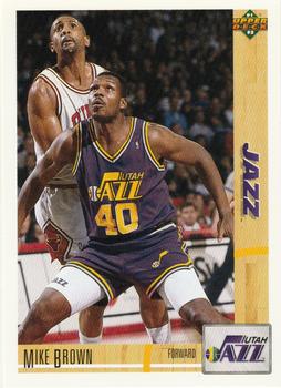 1991-92 Upper Deck #118 Mike Brown Front