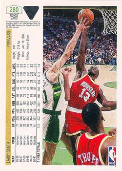 1991-92 Upper Deck #280 Larry Smith Back