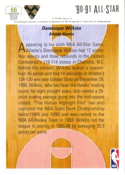 1991-92 Upper Deck #66 Dominique Wilkins Back