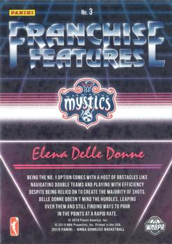 2019 Donruss WNBA - Franchise Features Purple Press Proof #3 Elena Delle Donne Back