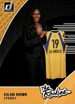 2019 Donruss WNBA - The Rookies #8 Kalani Brown Front