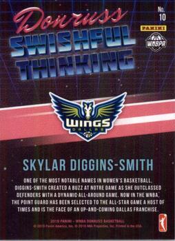 2019 Donruss WNBA - Swishful Thinking #10 Skylar Diggins-Smith Back