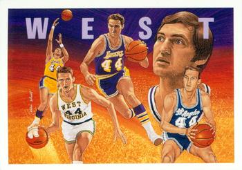 1991-92 Upper Deck - Basketball Heroes: Jerry West #9 Jerry West Front