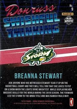 2019 Donruss WNBA - Swishful Thinking Silver Press Proof #9 Breanna Stewart Back