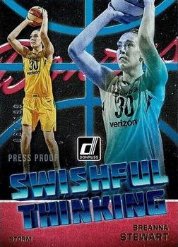 2019 Donruss WNBA - Swishful Thinking Silver Press Proof #9 Breanna Stewart Front