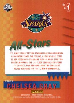 2019 Donruss WNBA - All-Stars #4 Chelsea Gray Back