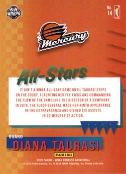 2019 Donruss WNBA - All-Stars #14 Diana Taurasi Back