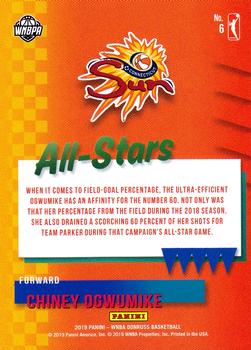 2019 Donruss WNBA - All-Stars Gold Laser Press Proof #6 Chiney Ogwumike Back