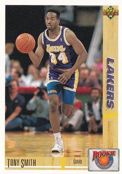 1991-92 Upper Deck - Rookie Standouts #R19 Tony Smith Front
