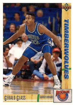 1991-92 Upper Deck - Rookie Standouts #R13 Gerald Glass Front