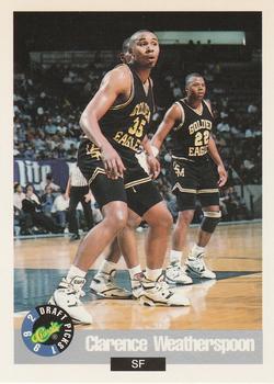 1992 Classic Draft Picks #28 Clarence Weatherspoon Front