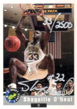 1992 Classic Draft Picks #NNO Shaquille O'Neal Front