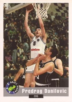 1992 Classic Draft Picks #93 Predrag Danilovic Front