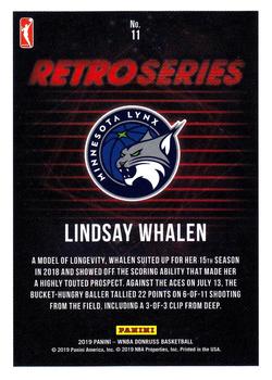 2019 Donruss WNBA - Retro Series Press Proof Black Laser #11 Lindsay Whalen Back