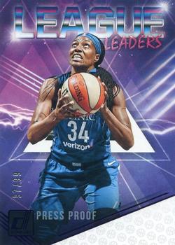 2019 Donruss WNBA - League Leaders Press Proof Purple #2 Sylvia Fowles Front