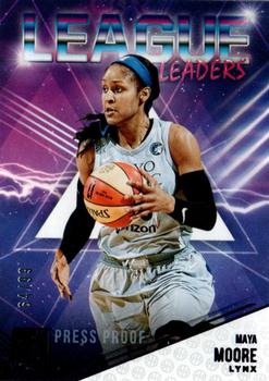 2019 Donruss WNBA - League Leaders Press Proof Purple #4 Maya Moore Front