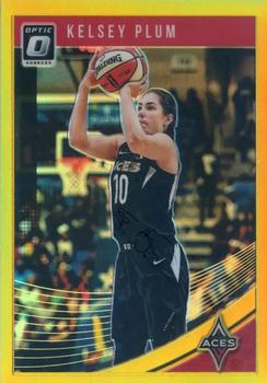 2019 Donruss WNBA - Optic Gold #49 Kelsey Plum Front