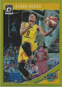 2019 Donruss WNBA - Optic Gold #70 Alana Beard Front