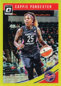 2019 Donruss WNBA - Optic Gold #71 Cappie Pondexter Front