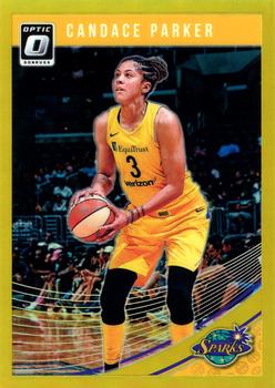 2019 Donruss WNBA - Optic Gold #80 Candace Parker Front
