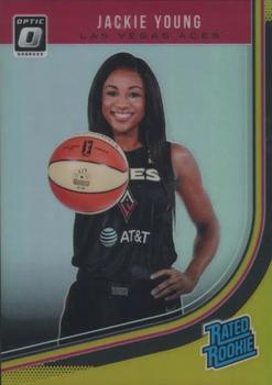 2019 Donruss WNBA - Optic Gold #90 Jackie Young Front