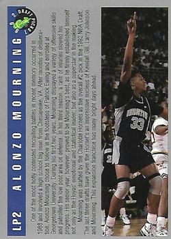 1992 Classic Draft Picks - Limited Prints #LP2 Alonzo Mourning Back