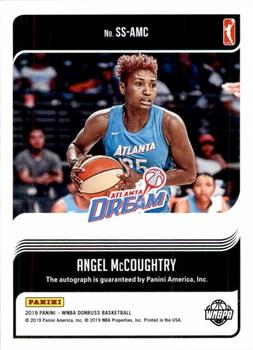 2019 Donruss WNBA - Signature Series #SS-AMC Angel McCoughtry Back