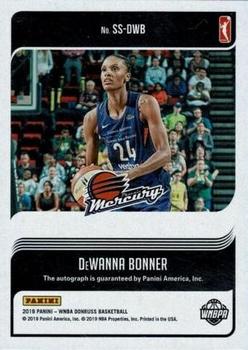 2019 Donruss WNBA - Signature Series #SS-DWB DeWanna Bonner Back