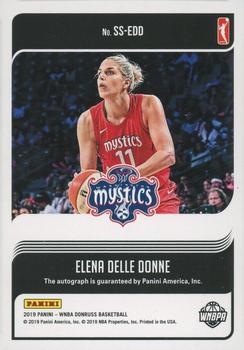 2019 Donruss WNBA - Signature Series #SS-EDD Elena Delle Donne Back