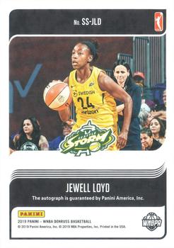 2019 Donruss WNBA - Signature Series #SS-JLD Jewell Loyd Back