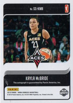 2019 Donruss WNBA - Signature Series #SS-KMB Kayla McBride Back